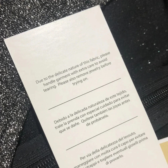 MICHAEL Michael Kors black silver long sleeve sparkle dress 3X New with tags - Picture 11 of 12